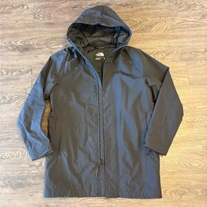 The North Face Black Hooded Rain Jacket